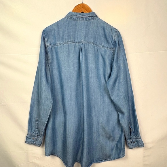 Chelsea & Theodore Women Shirt Blouse XL Button Down Long Sleeve Capsule Rodeo - Picture 3 of 9